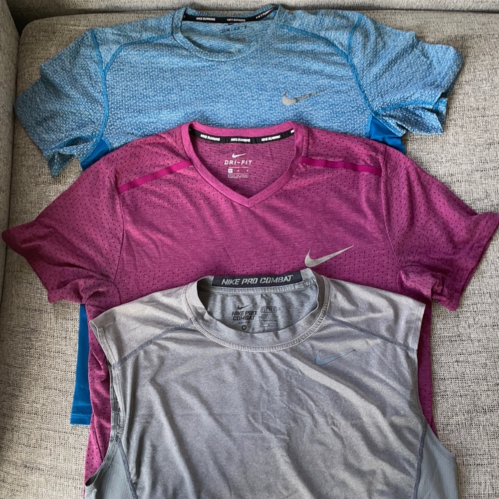 Nike Running Bundle 3 Dri-Fit Shirt Medium